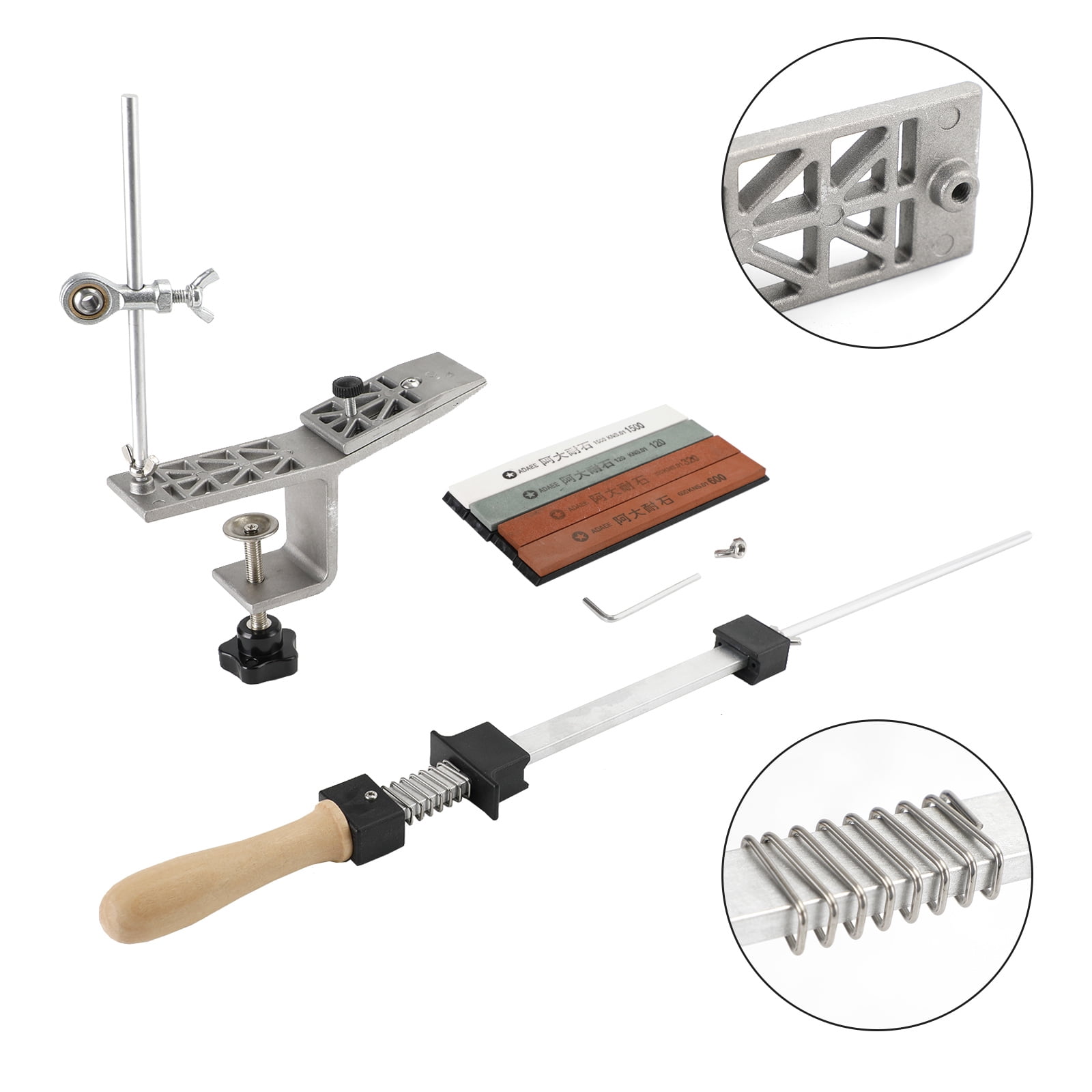 Professional Edge Knife Sharpening Fixangle Sharpener System with 4