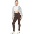thumbnail image 2 of Stretch Is Comfort Girls Cotton High Waisted Leggings | Child Size 4-14, 2 of 5