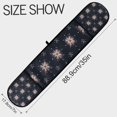 thumbnail image 3 of Yayeee Double Oven Mitt Kitchen Heat Resistant Baking 35" x7" Quilted Glove, Red Fireworks Pattern, 3 of 6