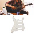 thumbnail image 1 of Electric Guitar Pick Guard, PVC Electric Guitar Pickguard  for SSS Guitars, 1 of 8