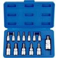 thumbnail image 1 of shiyou-10071A 13-Piece Torx Bit Socket Set, S2 and Cr-V Steel, 1/4-Inch, 3/8-Inch and 1/2-Inch Drive, 2mm to 14mm, Torx Bit Set, Torque Bit Set, Torx Socket Set, 1 of 4