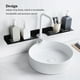 thumbnail image 5 of Ounissouiy Soporte para grifo de ducha bandeja de champú resistente al agua estante de almacenamiento transpirable sin perforación estante Juegos de accesorios de baño Negro/40cm/Tipo 1, 5 of 6