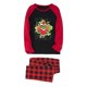 thumbnail image 2 of Conjuntos de pijamas navideños familiares a juego Grinch 2024, pijama de Grinch con parte superior y pantalones de pijama a cuadros, pijama de Grinch para niños y adultos para la familia, Mujer XL, 2 of 3