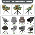 thumbnail image 6 of Xixirimido Vibrant Daisy Flower Pattern Office Arm Chair Cover Swivel Dining Chair Slipcover Curved Back Armrest Chair Covers Stretch Desk Chair Protector Cover for Home Office, 6 of 7