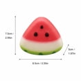 thumbnail image 3 of Crispy Skin Simulation Watermelon Squishy Pocket Fidget Squeeze Toy, Slow‑Rise Decompression Play Toy, Stress & Anxiety Relief Sensory Toy for Children Adults, Daily Leisure(1PCS), 3 of 6