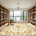 thumbnail image 2 of ODIKA 2'x3' Machine Washable Non-Slip Area Rug, Oriental Cream High Traffic Rug, Beige, 1058059, 2 of 7