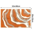 thumbnail image 6 of Unique Bargains Bathroom Rug Soft Bath Mat Non-Slip Thickening Bath Rugs Orange 20"x32", 6 of 6