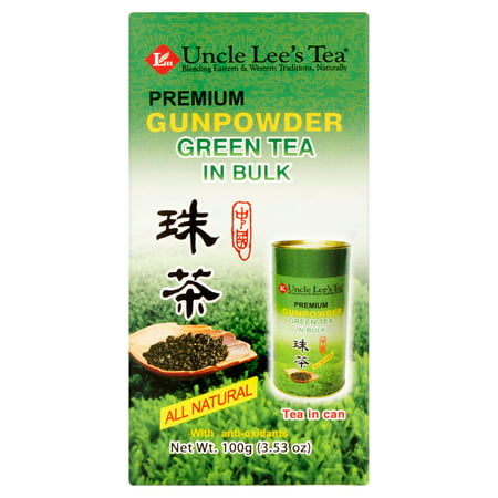 Uncle Lee's Tea Premium Gunpowder Green Tea in Bulk, 3.53