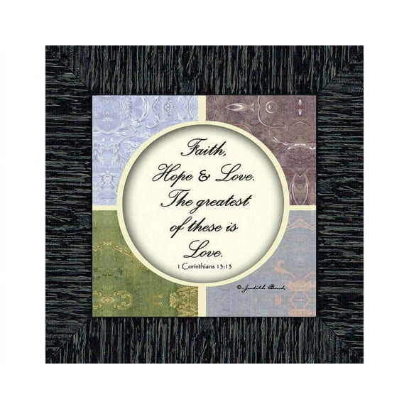 Faith, Hope and Love, Faith Hope and Love Frame, 6x6 75566