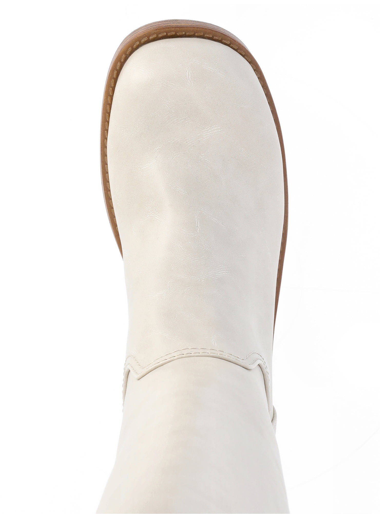 No Boundaries Faux Leather Tall Riding Boots, Women's (Wide Width Available)