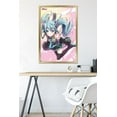 thumbnail image 6 of Hatsune Miku - Pink Circles Wall Poster, 22.375" x 34" Framed, 6 of 6