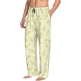 thumbnail image 6 of Sigee Green Pears print Men's Pajama Pants Lounge Sleep Bottoms with Elastic Waistband and Pockets-Large, 6 of 6