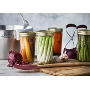Kilner 11.8 oz Wide Mouth Preserve, Reusable Metal Screw Band, Canning Jar