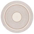 thumbnail image 2 of Safavieh Braided Caris Solid Color Reversible Area Rug, Beige/Ivory, 5' x 5' Round, 2 of 7