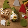 thumbnail image 6 of DIY Fabric Animal Sewing Craft Kit, Beginner Handmade Plush Making Set with Bird Gnome Dog Cat Patterns, Creative Art Gift Kit for DIY Handcraft Lovers, 6 of 8
