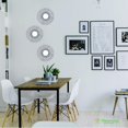 thumbnail image 4 of Espejos decorativos de pared Manortang, set de 3 piezas de 9" en negro, 4 of 9