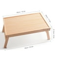 thumbnail image 3 of Outdoor Portable Table Foldable Wood Table Collapsible Table for Camping Beach Backyard Party, 3 of 8