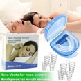thumbnail image 2 of Anti-ronquido Protector bucal para rechinar los dientes 4CPS Juego de dilatadores nasales antirronquidos Dispositivos de solución antirronquidos Ayuda para dejar de roncar Ayuda para dormir para facil Abanopi  Anti-ronquido, 2 of 6