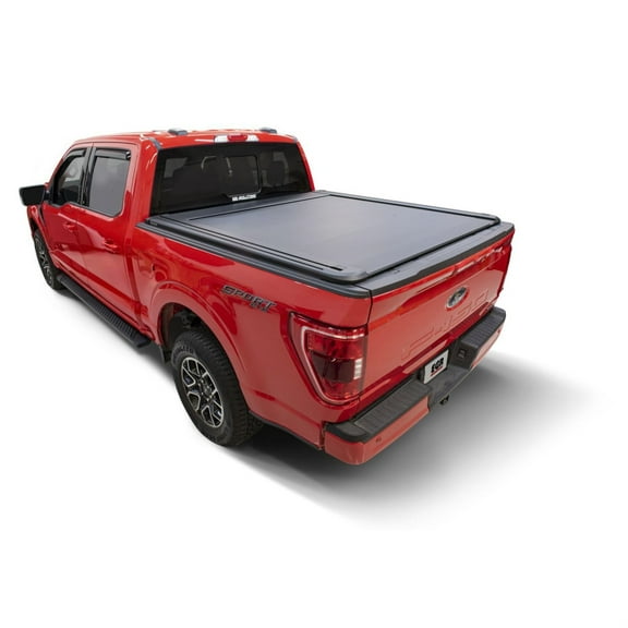 EGR RT038812E RollTrac Electric Retractable Bed Tonneau Cover, Compatible with Ford F150 Short Box, Black