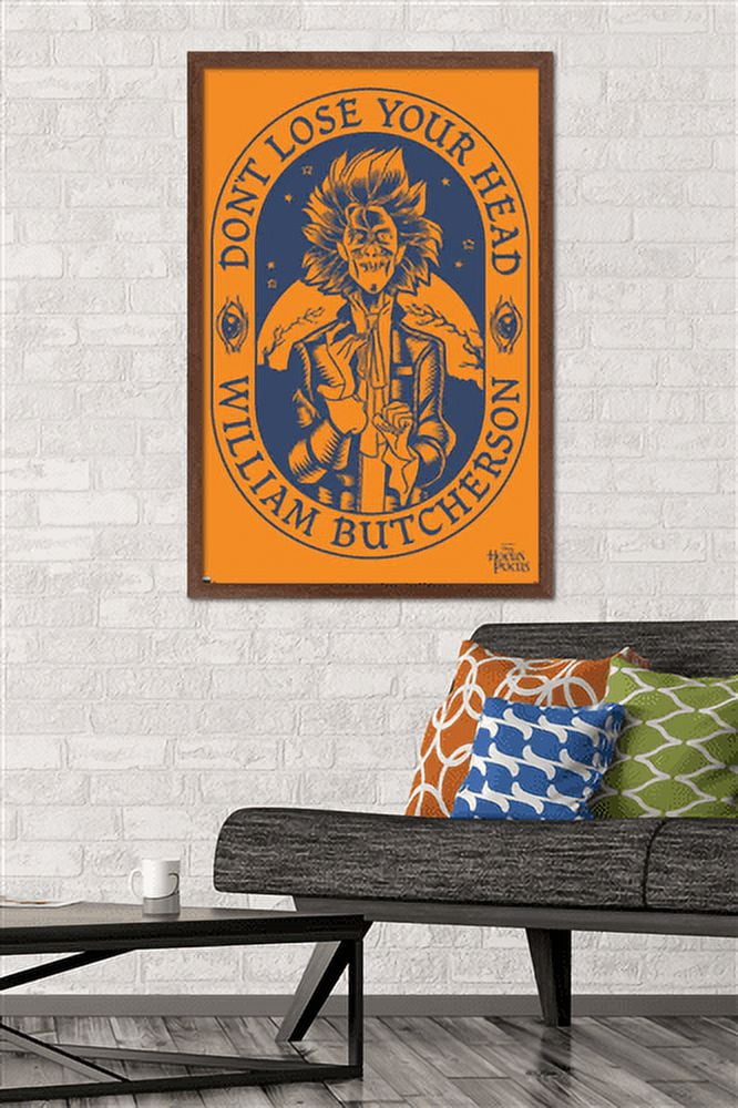 Disney Hocus Pocus - William Butcherson Wall Poster, 22.375" x 34", Framed
