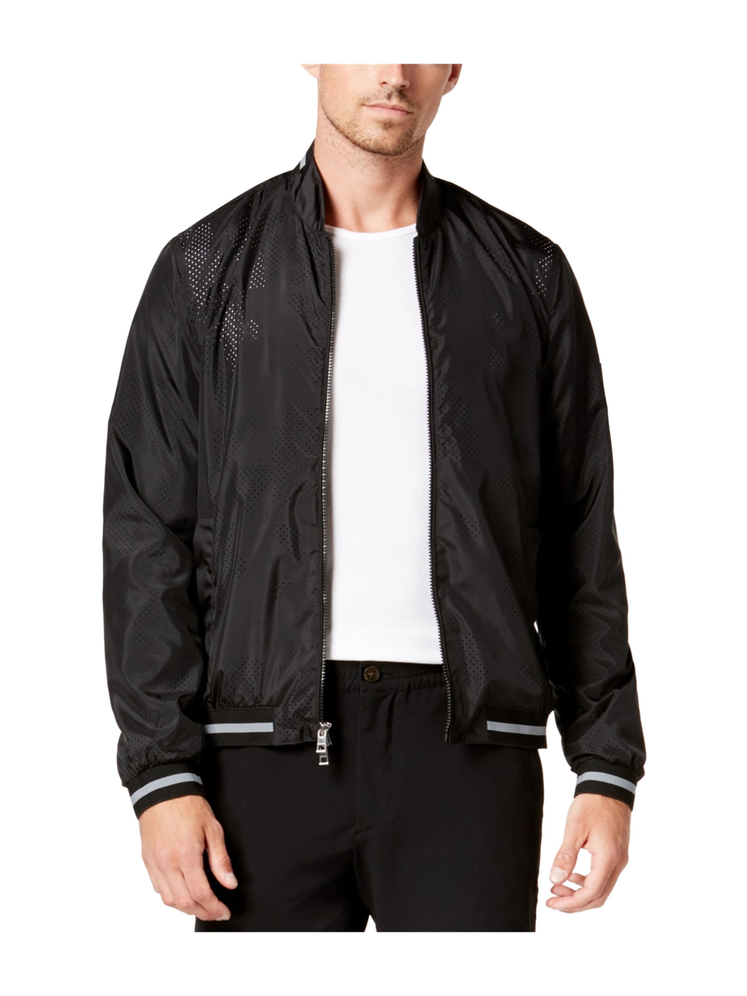 Michael Kors Mens Perforated Bomber 