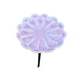 thumbnail image 2 of Glazed Ceramic Pollinator Waterer with Stake, Floral Insect Bird Feeder Bath, Sturdy Garden Yard Ornament for Hummingbirds Butterflies, Outdoor Patio Backyard Pollinator Station, 2 of 6