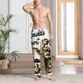 thumbnail image 6 of Lsque Cowboy Playing Guitar Print Men's Pajama Pants, Lounge Pant - Comfortable Home Wear,Elastic Waistband, Stylish Design-XX-Large, 6 of 9