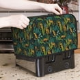 thumbnail image 7 of Kdxio Jungle Leopard Yellow Print Toaster Cover Bread Machine Cover Fits for Most Standard 2 Slice Toasters,Keep Toaster Free From Dust And Fingerprint Oven Dustproof Cover, 7 of 7