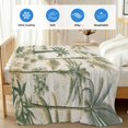 thumbnail image 4 of Palm Tree Cooling Blanket,Lightweight Breathable Summer Throw Blanket with Double Sided Cold Effect,Sage Green Tropical Nature Plant Watercolor Picnic Blankets Bed Sheet for Hot Sleepers 60"x80", 4 of 8