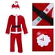 thumbnail image 4 of EeaseMX Traje de Papá Noel para niños, disfraz de fiesta de Navidad, disfraz de cosplay con temática navideña para niño: sombrero, abrigo, pantalón y cinturón (120 cm), 4 of 7