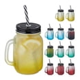 thumbnail image 1 of Colorful drinking glasses with lids set of 12 pcs, 1 of 5