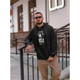 thumbnail image 2 of Vintage Ufo Design Hoodie Men -Image by Shutterstock, Male XX-Large, 2 of 4