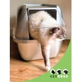 thumbnail image 5 of Pets  Clean Jumbo Covered  Litter Box with Flip Top Odor Door Lid -, 5 of 7