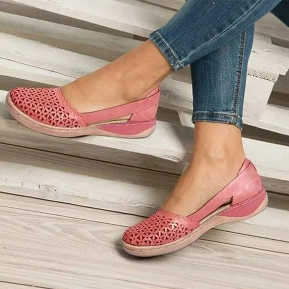 Dvkptbk Women's Summer Sandals Casual Wedge Shoes Comfortable Ankle Strap Outdoor Platform Sandals - Summer Savings Clearance
