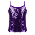 thumbnail image 1 of Alvivi Kids Girls Sparkly Sequins Tank Top Camisole Ballet Dance Jazz Hip Hop Vest Shirt, 1 of 7