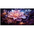 thumbnail image 3 of Aaheei Purple Flower Pictures Purple Paintings Purple Pictures Wall Decor Abstract Purple Flower Print on Canvas Purple Wall Art for Home Decor Wall Decor 20x24, 3 of 6