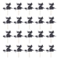 thumbnail image 2 of 20 Piezas Topper Torta de Halloween para Niños con Accesorio para de Halloween Negro, 2 of 9