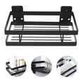 thumbnail image 2 of Organizador Repisa Para Baño Y Cocina 2pzs Estante Multifuncional Negro Organizador de Pared Practico Set de 2 Piezas Ideal para Baños y Cocinas, 2 of 8