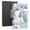 B, variant on 11.5inch Tablet Case for Tab PU Leather, Floral Pattern, Adjustable Stand & Anti-Slip Base Full Device