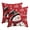 White, variant on Sm:)e Snowman Red Winter Christmas Throw Pillow Cover 18x18 Inch Set of 2