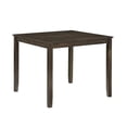 thumbnail image 3 of Kingfisher Lane 5 Piece 36" Square Wooden Dining Set in Charcoal Brown, 3 of 9
