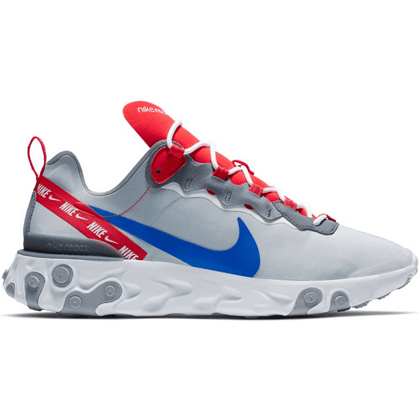 Nike Nike React Element 55 Grey Royal Red Grey Royal Red Cd7340 001 Walmart Com Walmart Com