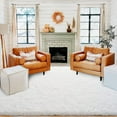thumbnail image 6 of TWINNIS Fluffy Rug Carpets Soft Shaggy Area Rug Indoor Floor Rugs for Kids Room Comfy Cute Nursery Rug 6' x 9', Cream White, 6 of 7