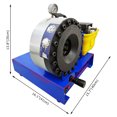 thumbnail image 2 of 1" Portable Pneumatic Hose Crimper High Pressure Hydraulic Hose Crimping 8 Sets of Dies Needs to Be Connected with Gas, 2 of 8