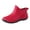 Red, variant on XIMIN Ladies Water Proof Winter Spring Garden Boot Fashion Woman Rain Shoes Outdoor Water Proof Women's Ankle Garden Boots Shoes Women New Styles