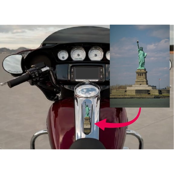 Kustom Cycle Parts Custom Photo Dash Insert! Fits Harley Davidson 2008-2020 Street Glides and 2010-2020 Road Glides. 08-20 Street/Road Glide Dash Insert