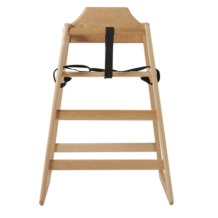 SKYSHALO Baby High Chair Wooden Toddler Chair Portable Baby Booster Seat Natural