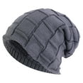 thumbnail image 1 of Gorro de punto cálido, grueso, suave y elástico, para hombres y mujeres, 1 of 5