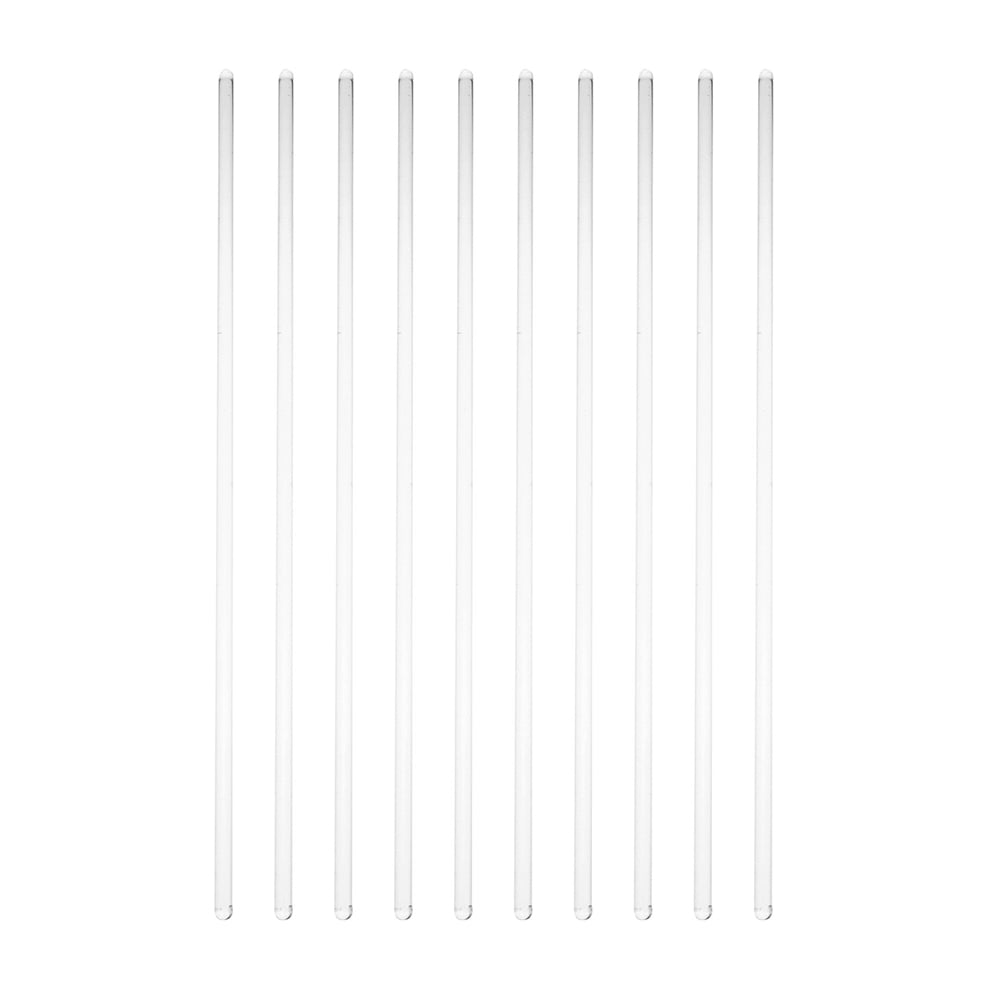 Etereauty 10pcs Glass Mixing Sticks Cocktail Stirring Sticks Milkshake