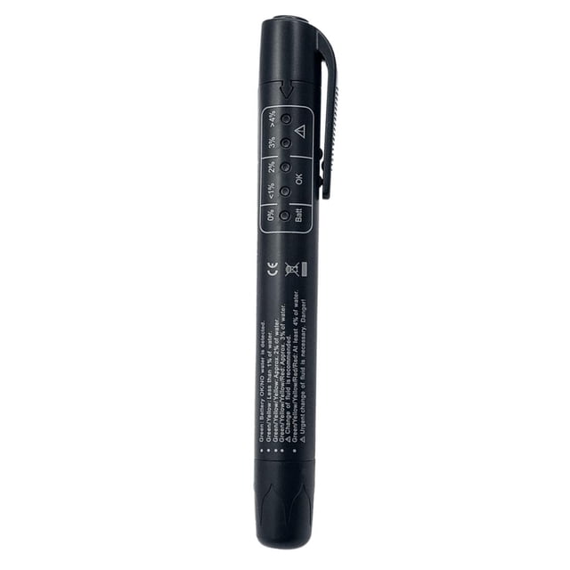 Herramienta de indicadora LED 5 de calidad líquida de humedad de aceite Zulema Pluma de control de calidad de aceite